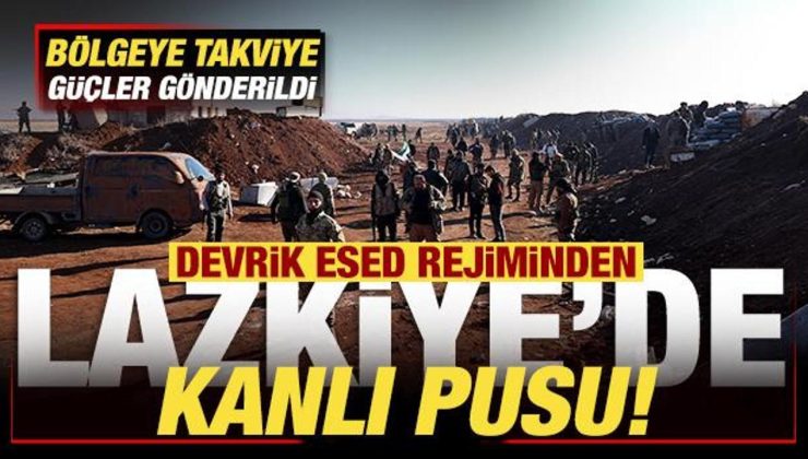 Son dakika: Devrik Baas rejiminden Lazkiye’de kanlı pusu! Bölgeye takviye güç gönderildi
