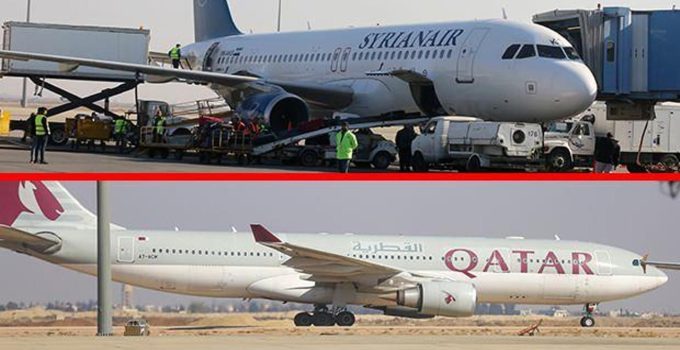 Şam dünyaya açıldı! İlk uçak kalktı, ilk uçak indi